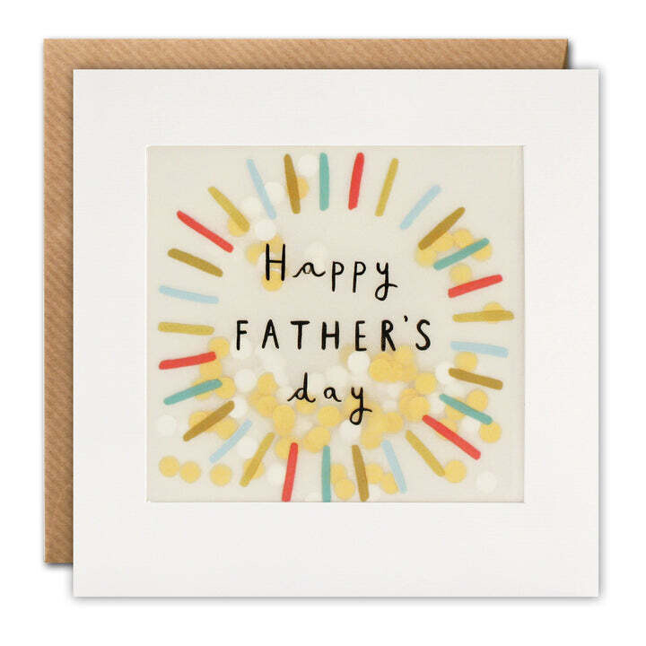 Father's Day Colourful Circle Shakies Card