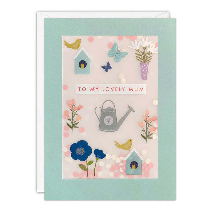 Lovely Mum Gardening Shakies Card