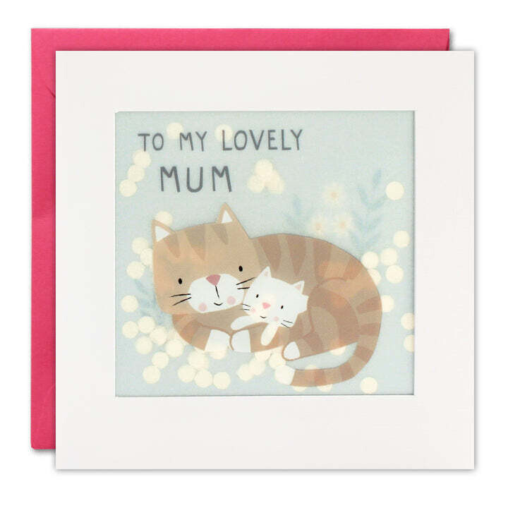 Lovely Mum Cats Shakies Card