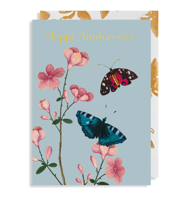Kew Anniversary Butterflies Card