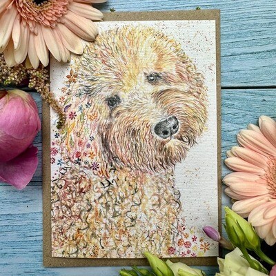 Red The Cockapoo Card