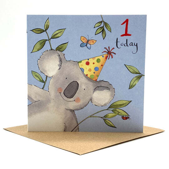 1st Birthday Koala Card