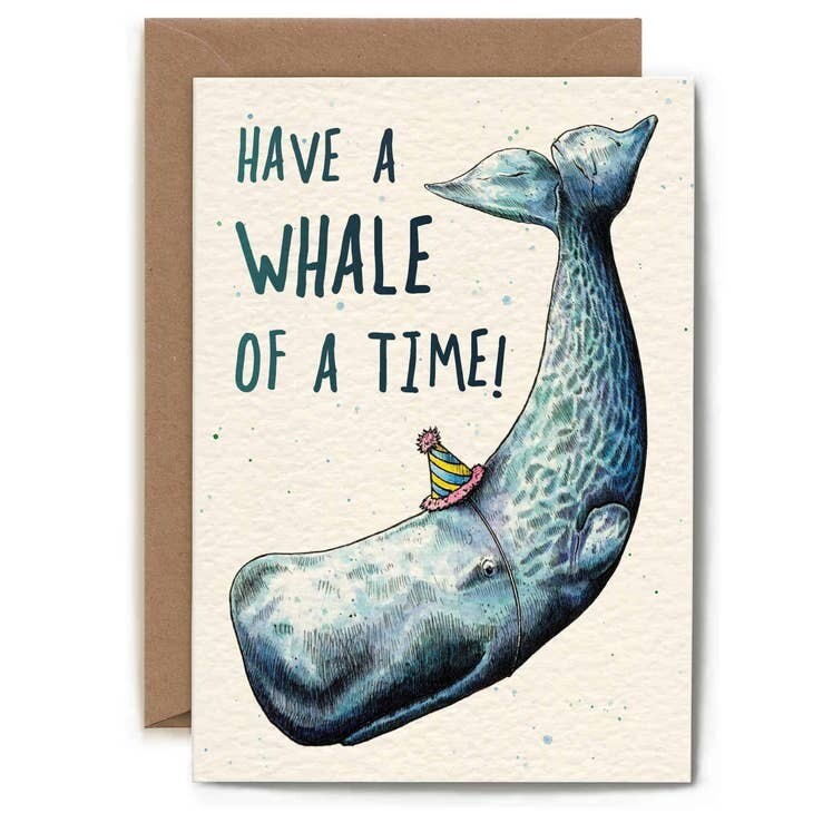 Whale Of A Time Card