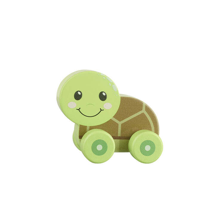 Turtle First Wooden Push Toy