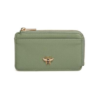 Alice Wheeler Bee Coin Purse - Sage