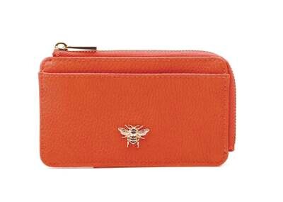 Alice Wheeler Bee Coin Purse - Orange