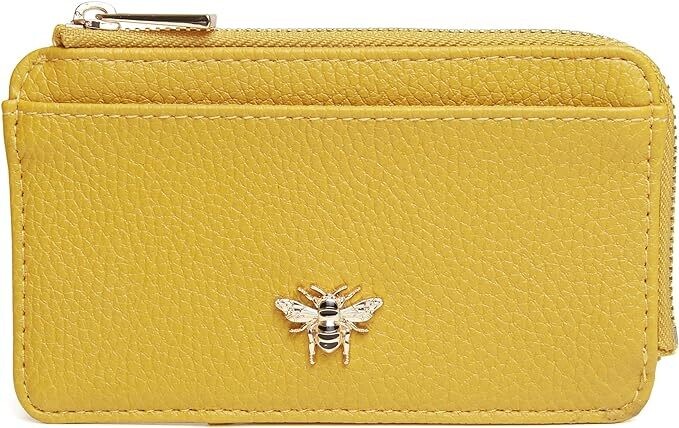 Alice Wheeler Bee Coin Purse - Ochre