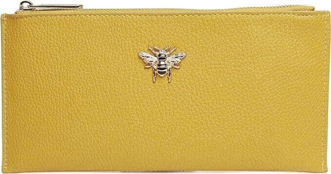 Alice Wheeler Bee Large Purse - Ochre