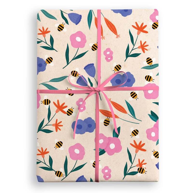 Single Sheet Wrap - Bees
