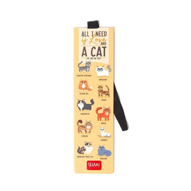 Legami Bookmark - Cats