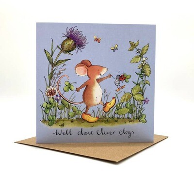 Well Done Clever Clogs Card