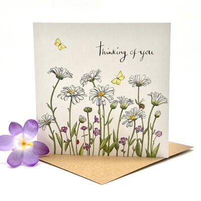 Thinking Of You Daisies Card