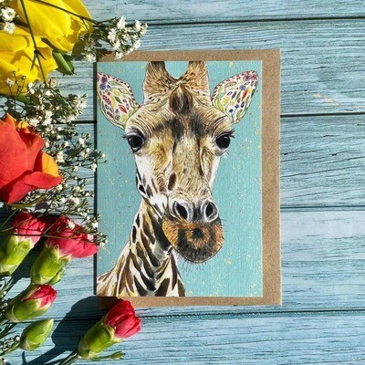 Georgie The Giraffe Card