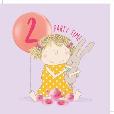 2nd Birthday Party Card