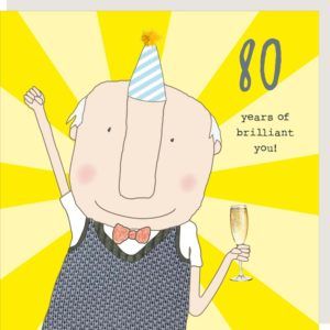Boy 80 Brilliant Card