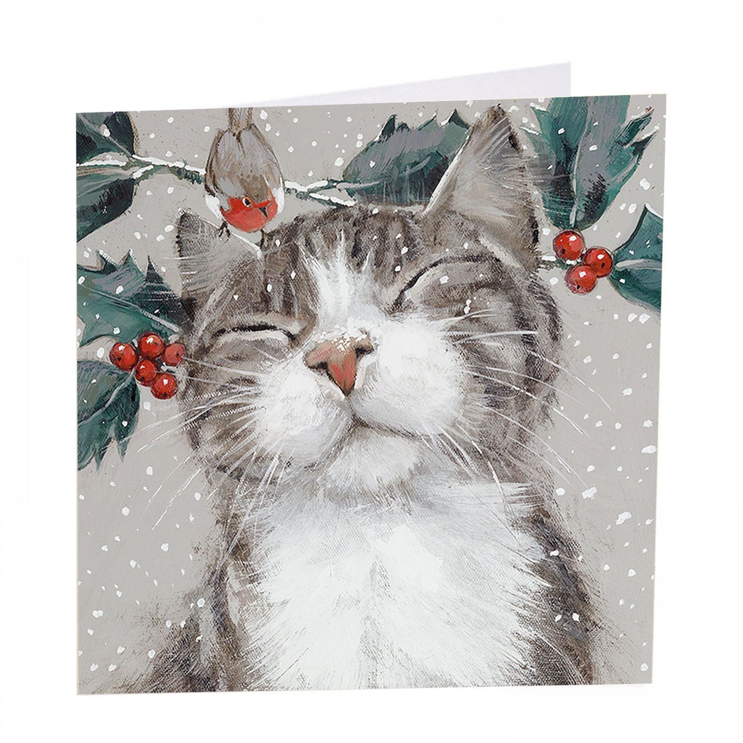 Nipping At Your Nose (Cat) Pack Of 6 Charity Christmas Cards