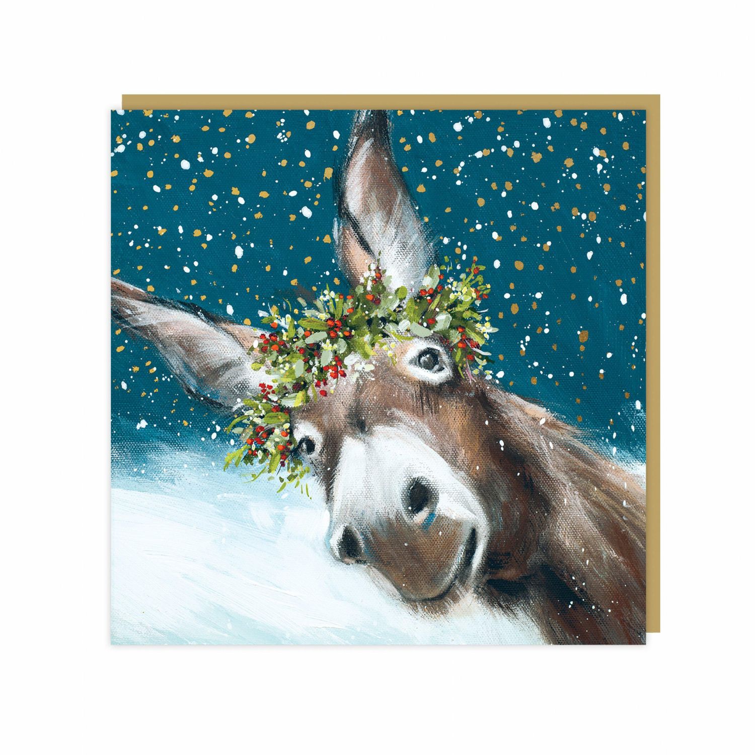 Last Christmas (Donkey) Pack Of 6 Charity Christmas Cards