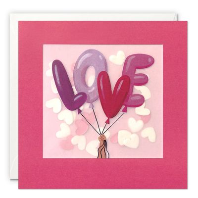 Love Balloons Shakies Card