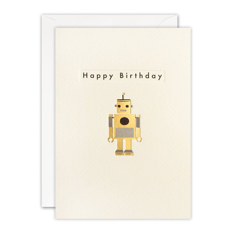 Robot Birthday Card
