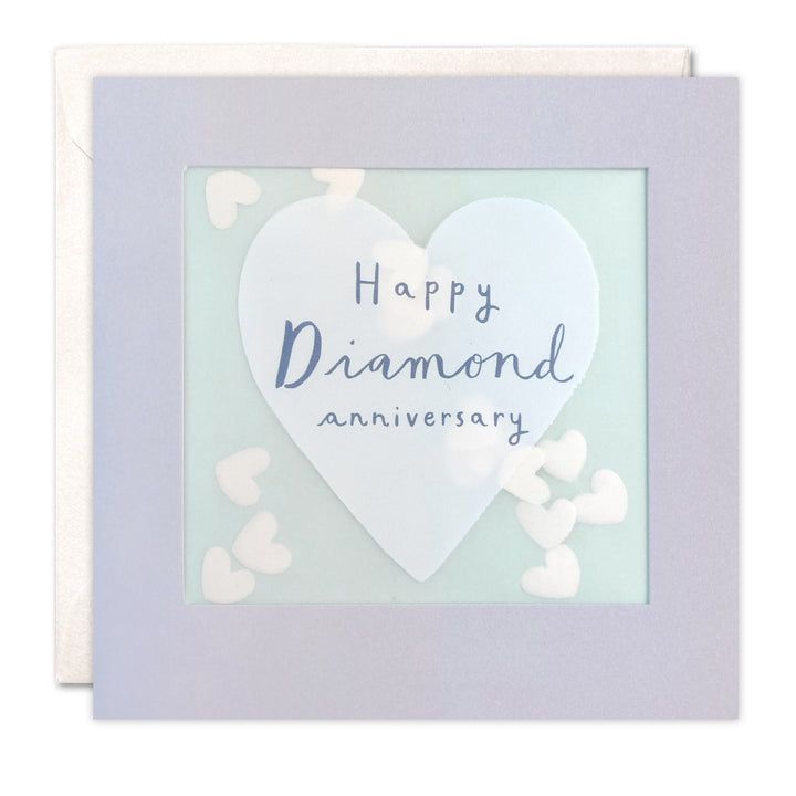 Diamond Wedding Anniversary Shakies Card