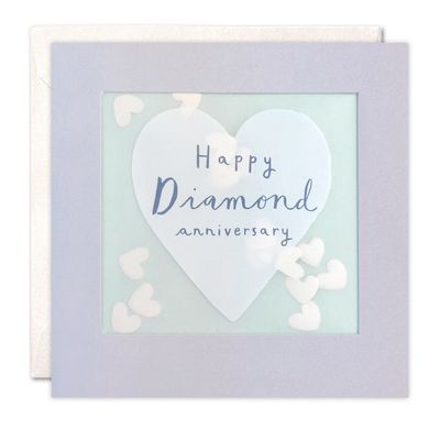 Diamond Wedding Anniversary Card
