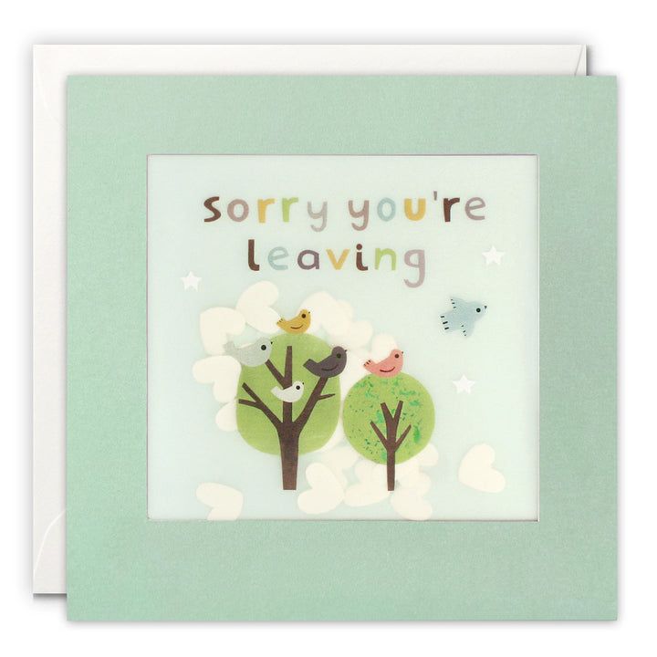 Sorry You&#39;re Leaving Shakies Card
