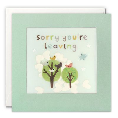 Sorry You&#39;re Leaving Shakies Card