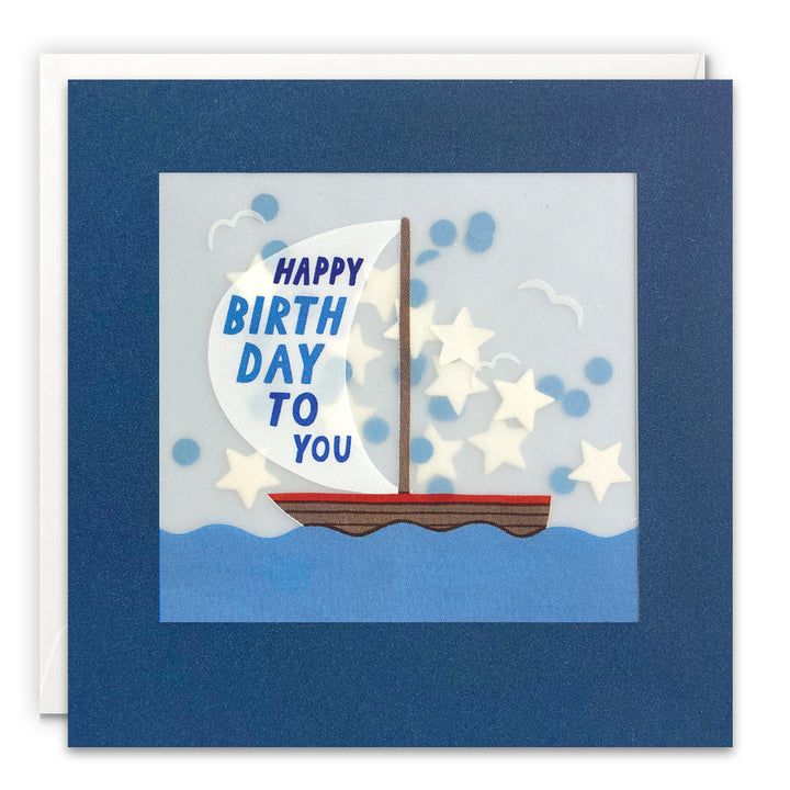 Birthday Sailboat Shakies Card