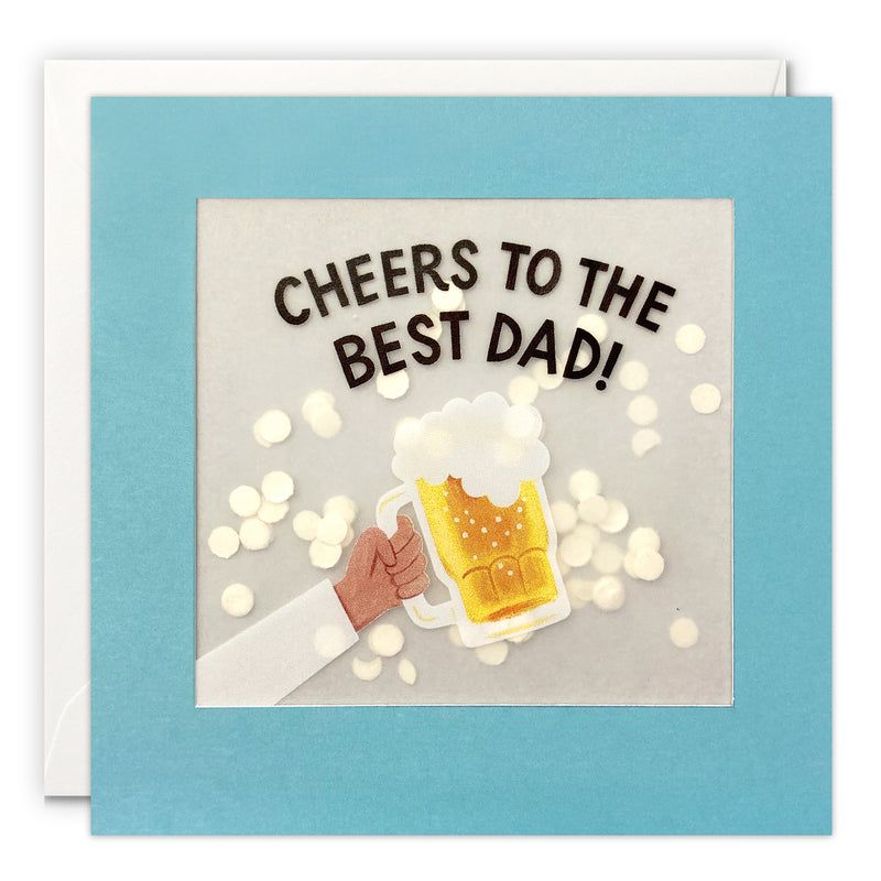 Cheers To The Best Dad Shakies Card