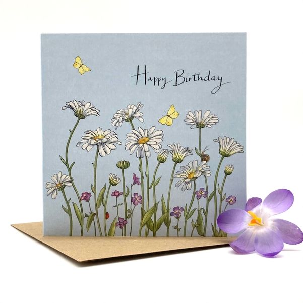 Daisies Birthday Card
