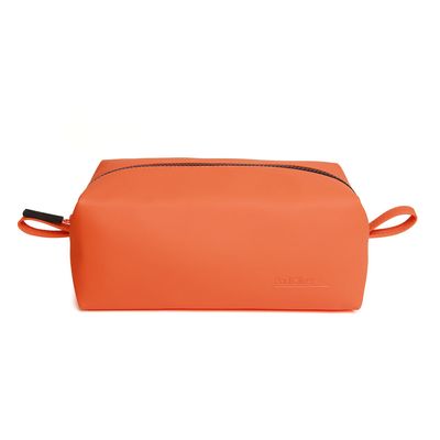 Paul Oliver Rubberised Washbag - Orange