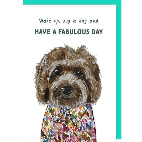 Fab Day Dog Birthday Card