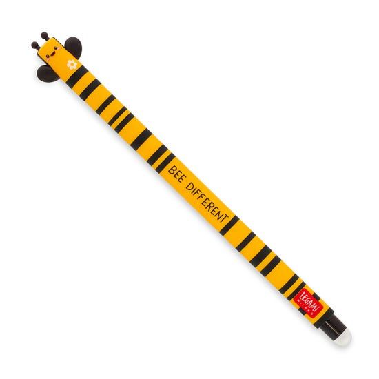 Legami Erasable Gel Pen - Bee (Black Ink)