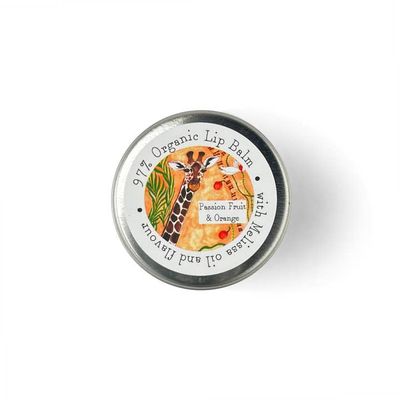 Organic Lip Balm- Passion Fruit &amp; Orange (Giraffe)