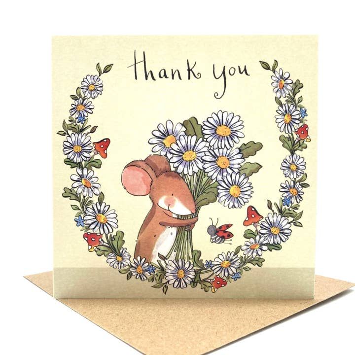 Daisies Thank You Card