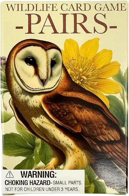 Wildlife Pairs Card Game