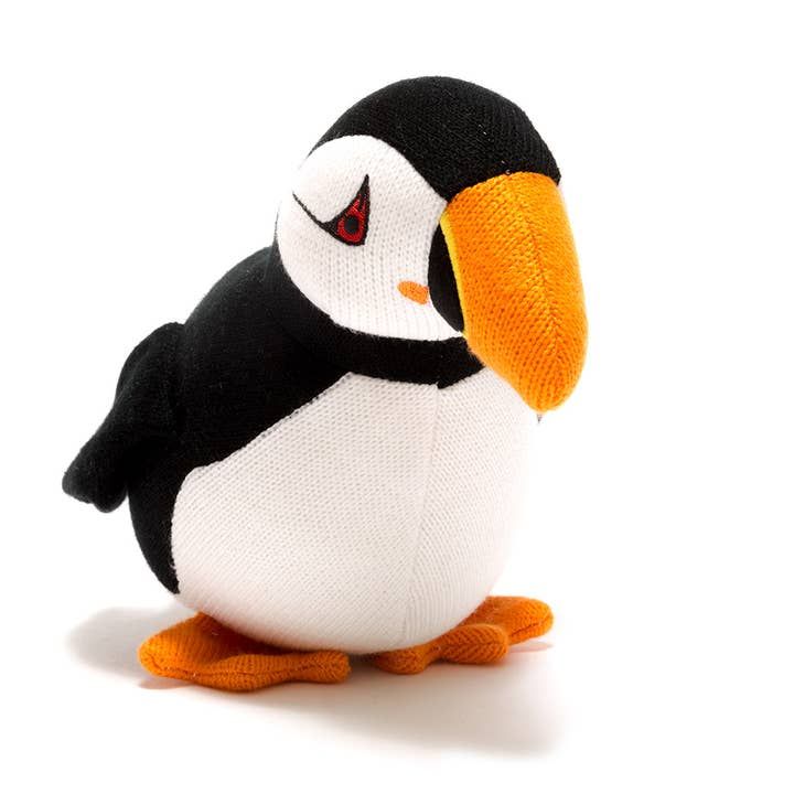 Puffin Knitted Toy