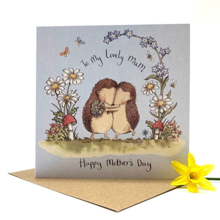 Mother's Day Hedgehogs Card