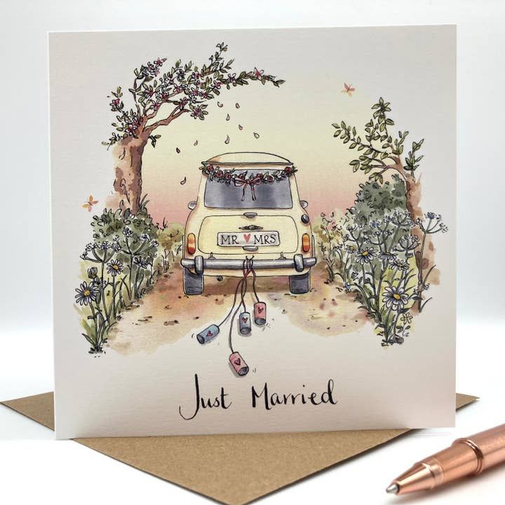 Wedding Car Card