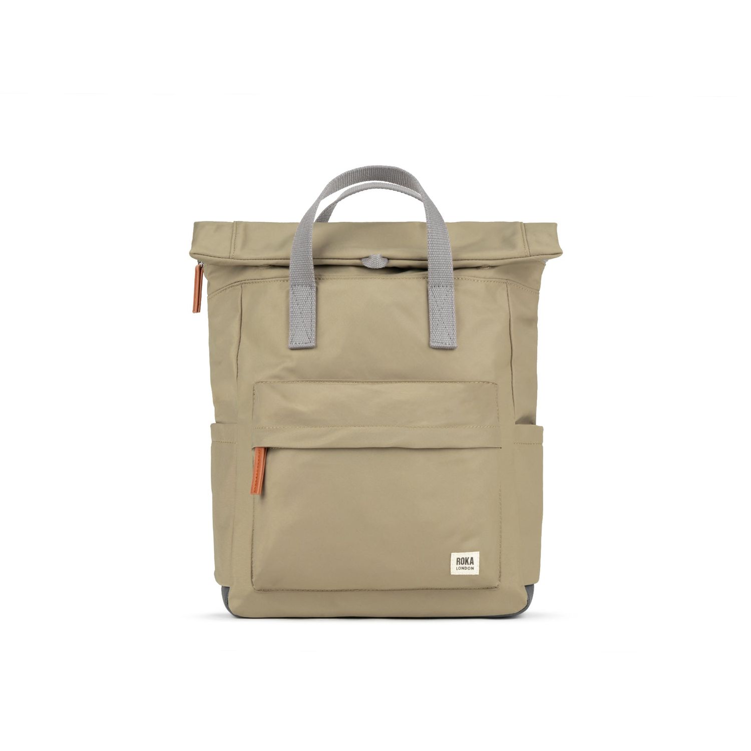 Roka London Canfield B Small Sustainable Nylon - Taupe