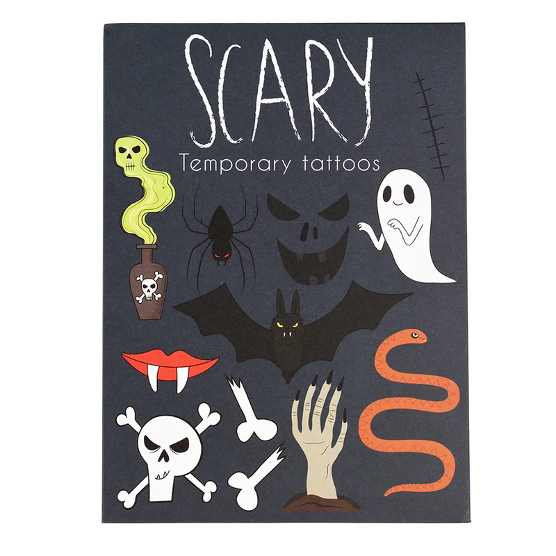 Scary Temporary Tattoos