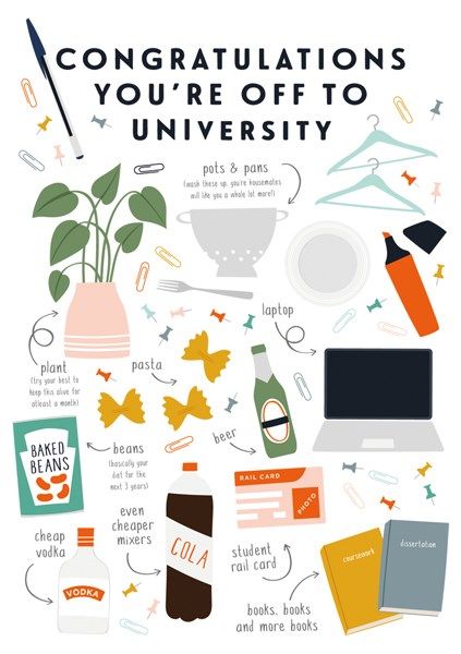 Off To University Card