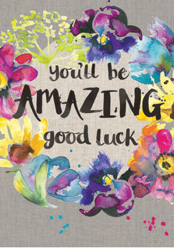 You&#39;ll Be Amazing Good Luck