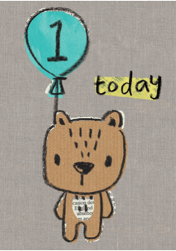 1 Today Bear Card