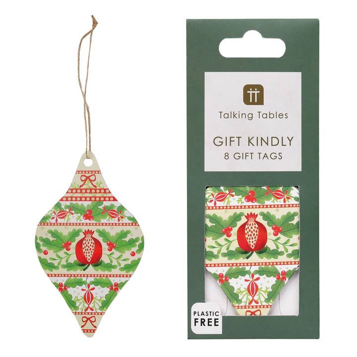 Folklore Christmas Gift Tags Pack 8
