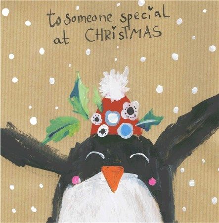 Someone Special Penguin Christmas Card