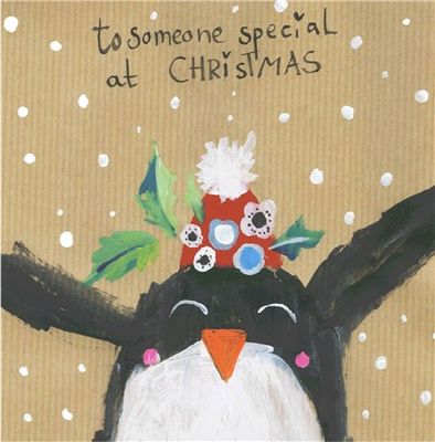 Someone Special Penguin Christmas Card