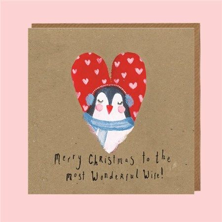 Wonderful Wife Christmas Card