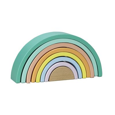 Wooden Rainbow Stacking Set