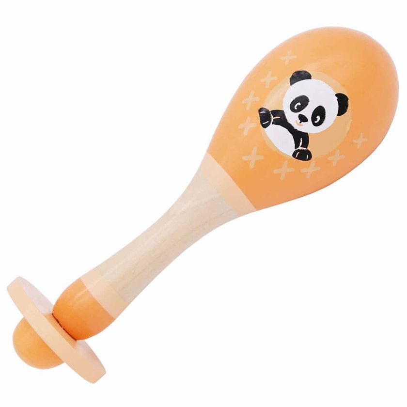 Wooden Panda Maraca